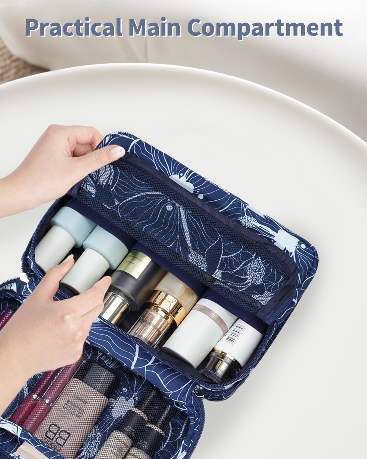 Travel Hanging Toiletry Wash Bag Makeup Cosmetic Organizer for Women Girls Kids Waterproof