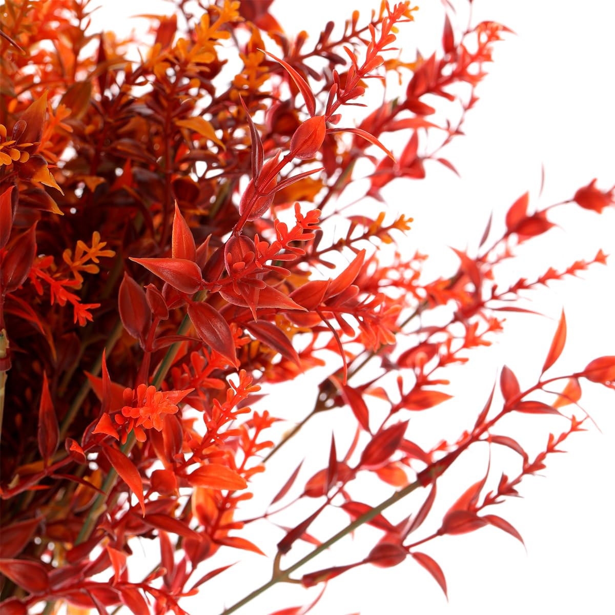 12 Bundles Artificial Fall Flowers No Fade Faux Autumn Plants,Fake Indoor Outdoor Greenery for Thanksgiving Christmas Wedding Party Home Garden Décor (Autumn)