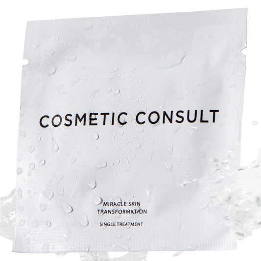 Cosmetic Consult Miracle Skin Transformation By Ashley Stobart | Rejuvenates & Refreshes Skin Overnight, Smooths Wrinkles & Acne, Boosts Collagen, Anti-Ageing Skin Cleanser | 4 x Skincare Sachets