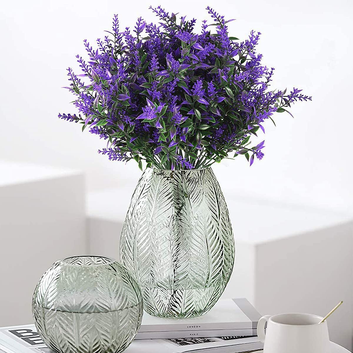 12 Bundles Artificial Fall Flowers No Fade Faux Autumn Plants,Fake Indoor Outdoor Greenery for Thanksgiving Christmas Wedding Party Home Garden Décor (Autumn)