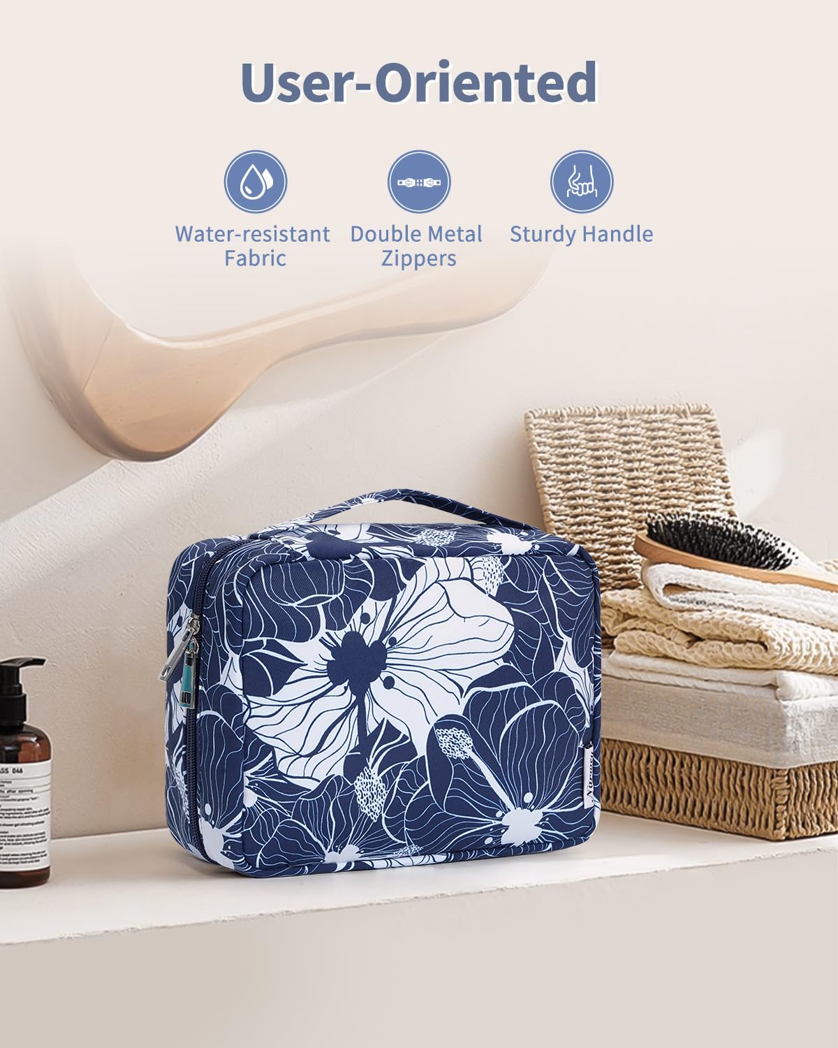 Travel Hanging Toiletry Wash Bag Makeup Cosmetic Organizer for Women Girls Kids Waterproof