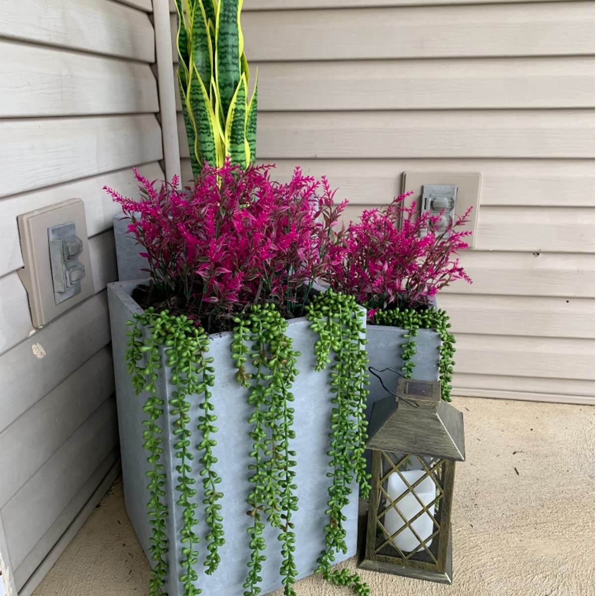 12 Bundles Artificial Fall Flowers No Fade Faux Autumn Plants,Fake Indoor Outdoor Greenery for Thanksgiving Christmas Wedding Party Home Garden Décor (Autumn)