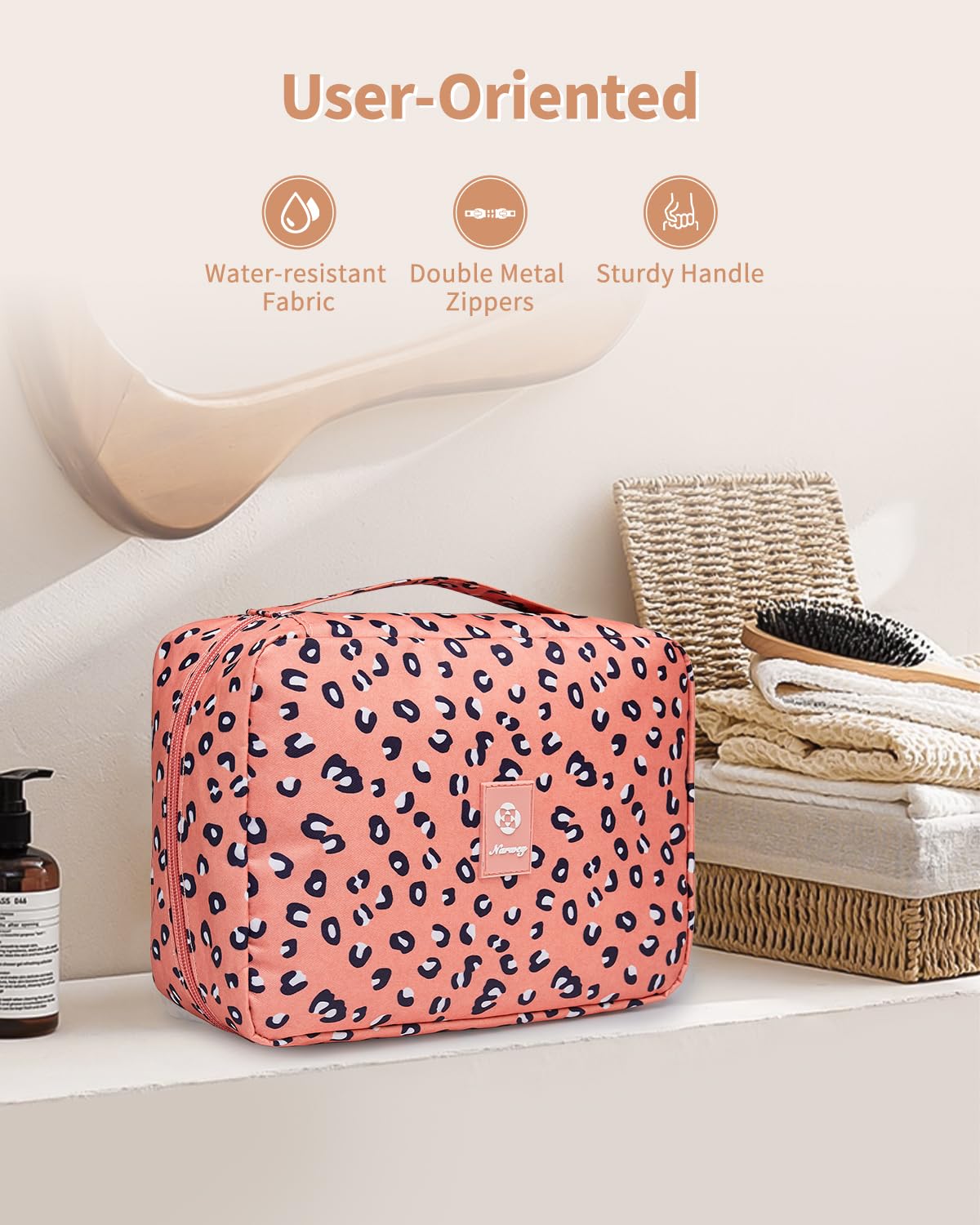 Travel Hanging Toiletry Wash Bag Makeup Cosmetic Organizer for Women Girls Kids Waterproof