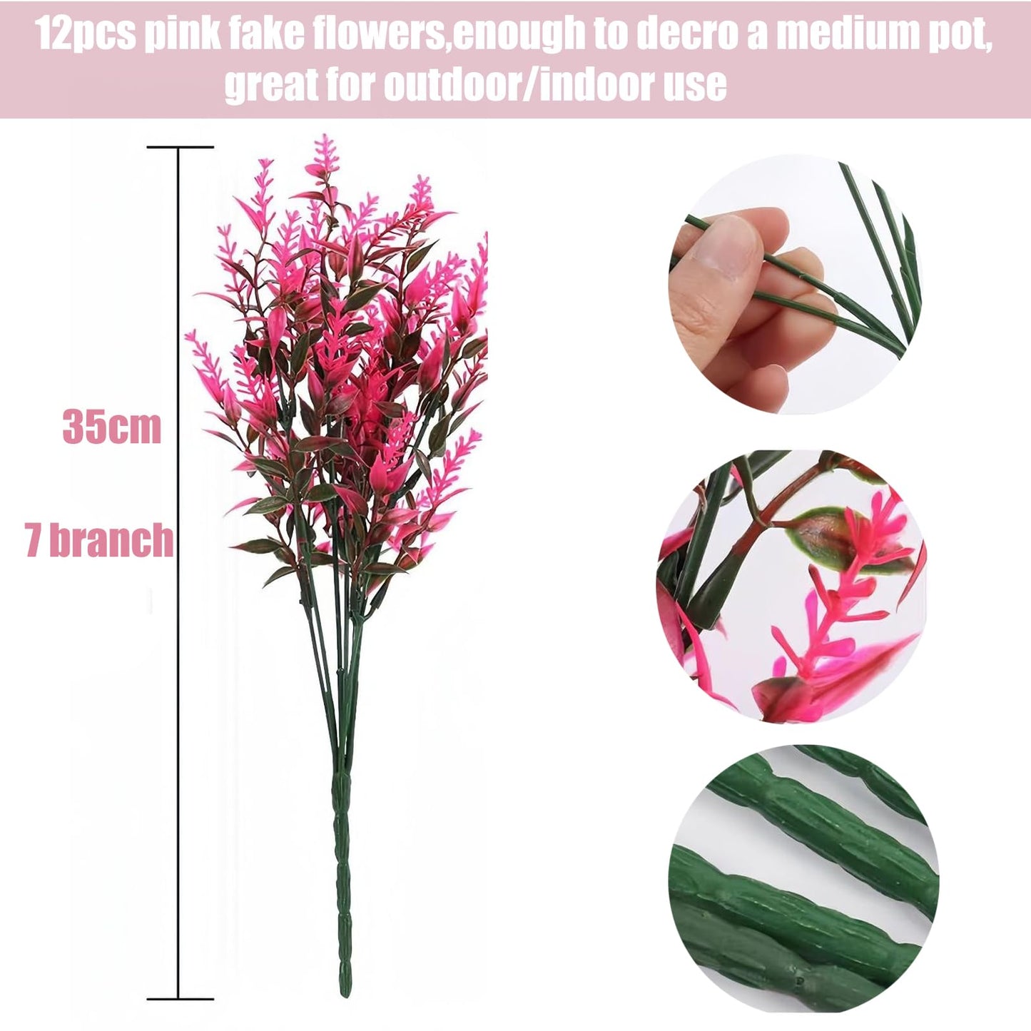 12 Bundles Artificial Fall Flowers No Fade Faux Autumn Plants,Fake Indoor Outdoor Greenery for Thanksgiving Christmas Wedding Party Home Garden Décor (Autumn)