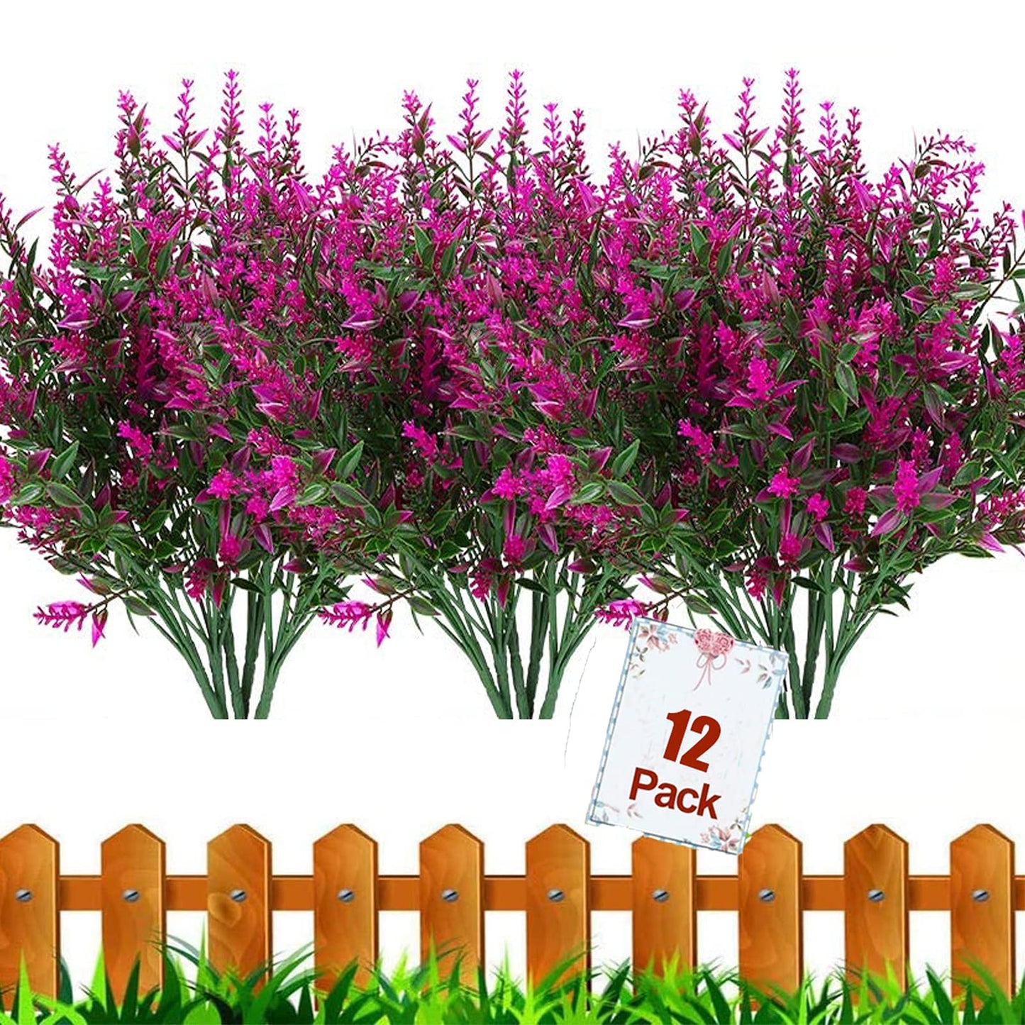 12 Bundles Artificial Fall Flowers No Fade Faux Autumn Plants,Fake Indoor Outdoor Greenery for Thanksgiving Christmas Wedding Party Home Garden Décor (Autumn)