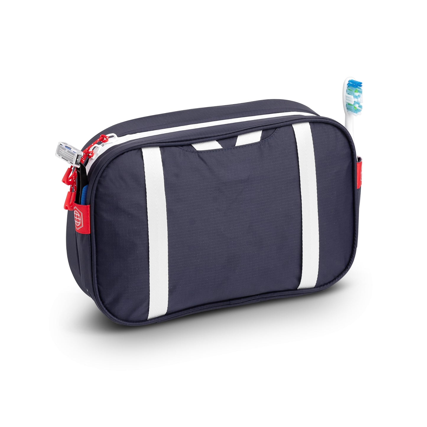 Toiletry Bag Kit Set: Hanging Travel Toiletry Bag + 311 TSA Cosmetic Liquid Bag + Ultralight Accessory Organizer Pouch, Navy, 3 Piece Toiletry Set