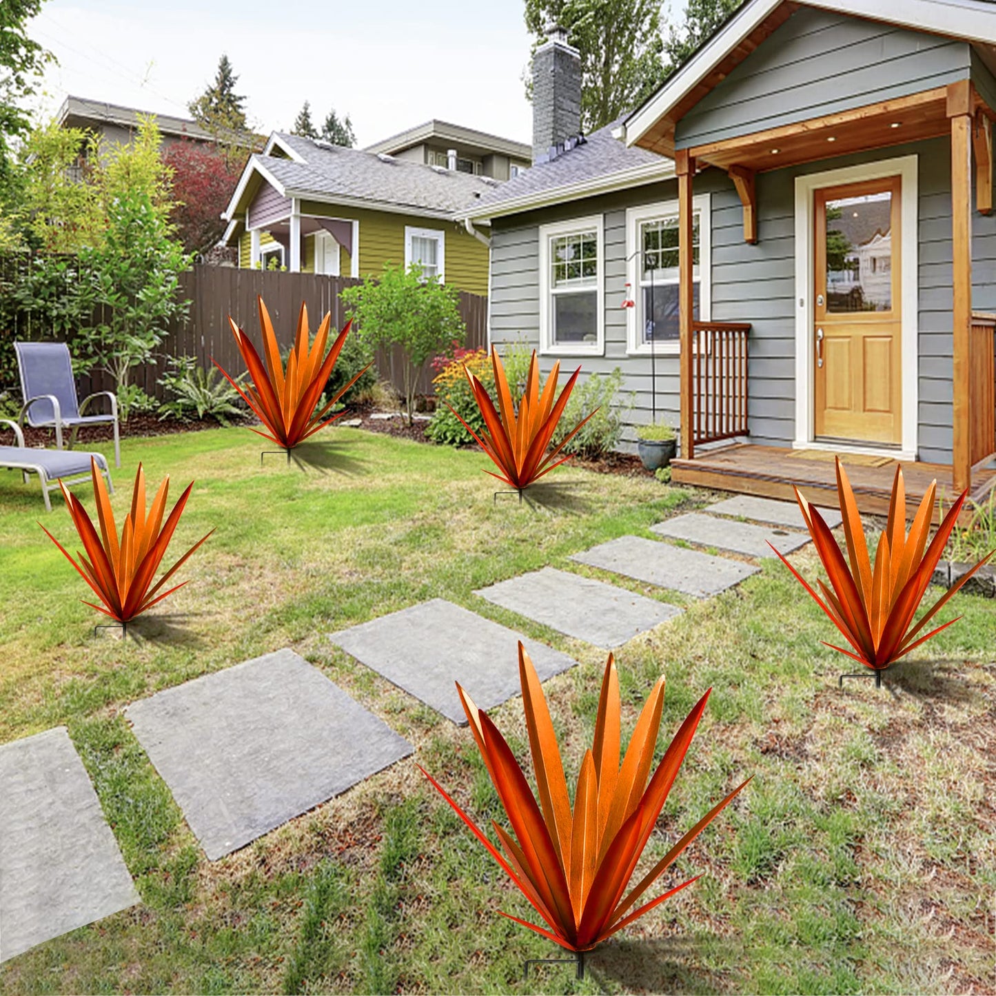 Metal Tequila Country Sculpture DIY Tequila Plant Home Décor Ornament Indooutdoor Statuette Patio Lawn Patio Stake Decoration Gift to The Garden