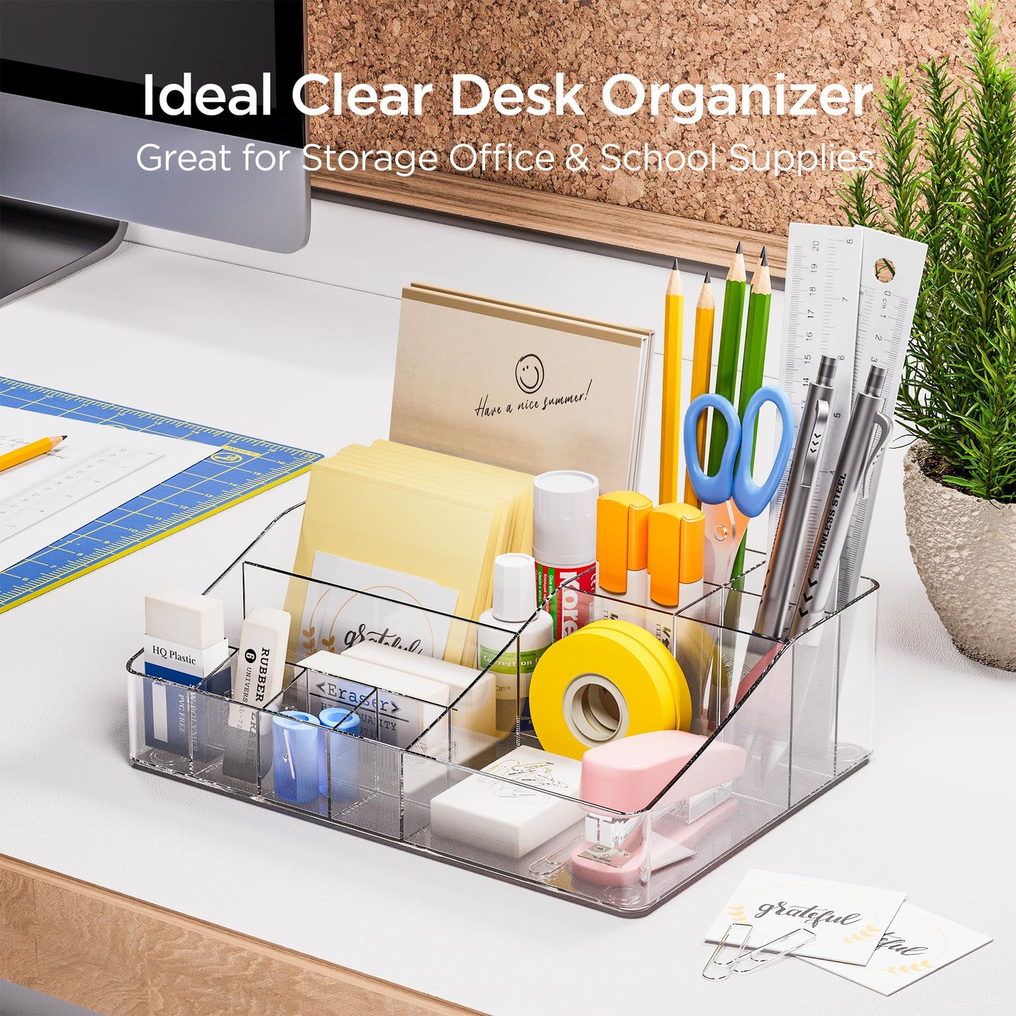 Makeup Organizer Storage Drawers, Large Capacity Cosmetic Organisers for Lipsticks, Jewelry, Nail Care, Skincare Organiser for Vanity, Ideal Desk Organizer for Dresser and Bathroom