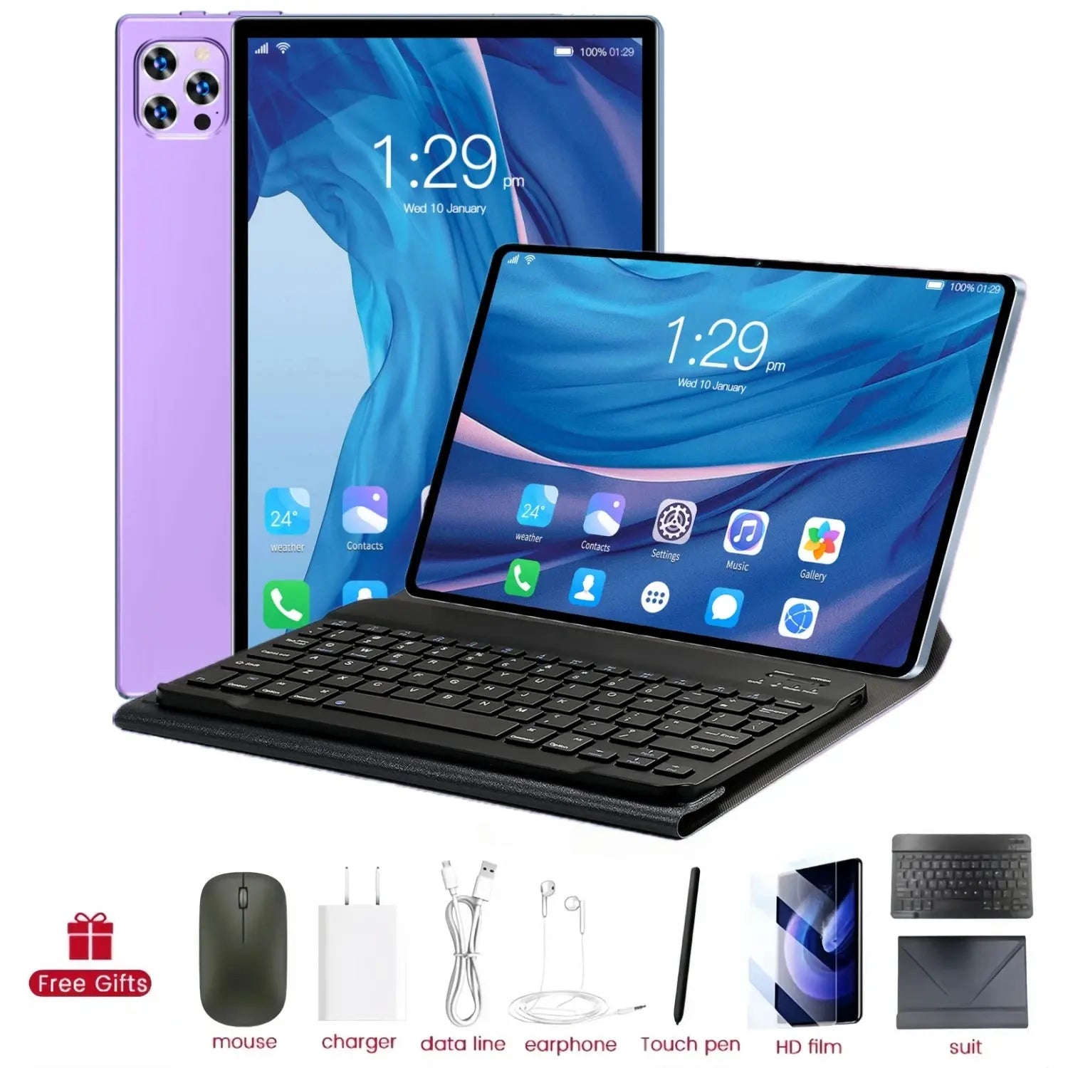 2025 Original PAD 15 Pro Tablet  Android 15 Snapdragon 8Gen2 11 Inch HD 16GB+1TB 20000mAh 5G Dual SIM Bluetooth WiFi Tables PC - Mega Store