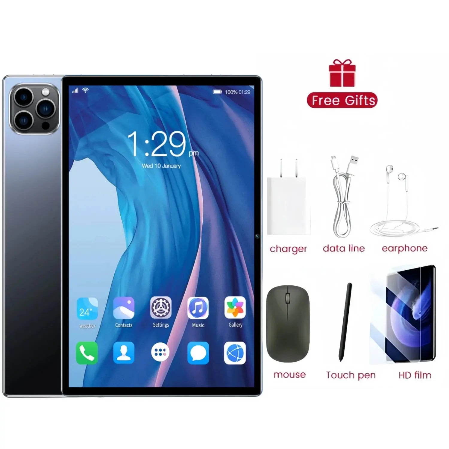 2025 Original PAD 15 Pro Tablet  Android 15 Snapdragon 8Gen2 11 Inch HD 16GB+1TB 20000mAh 5G Dual SIM Bluetooth WiFi Tables PC - Mega Store