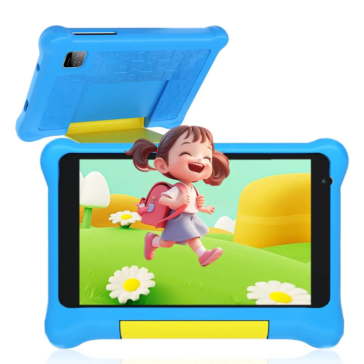 Kids' Quad-Core Android 7 Tablet 1GB RAM 32GB Storage WiFi Bluetooth Game Pad Compatible Tablet for Children - Mega Store