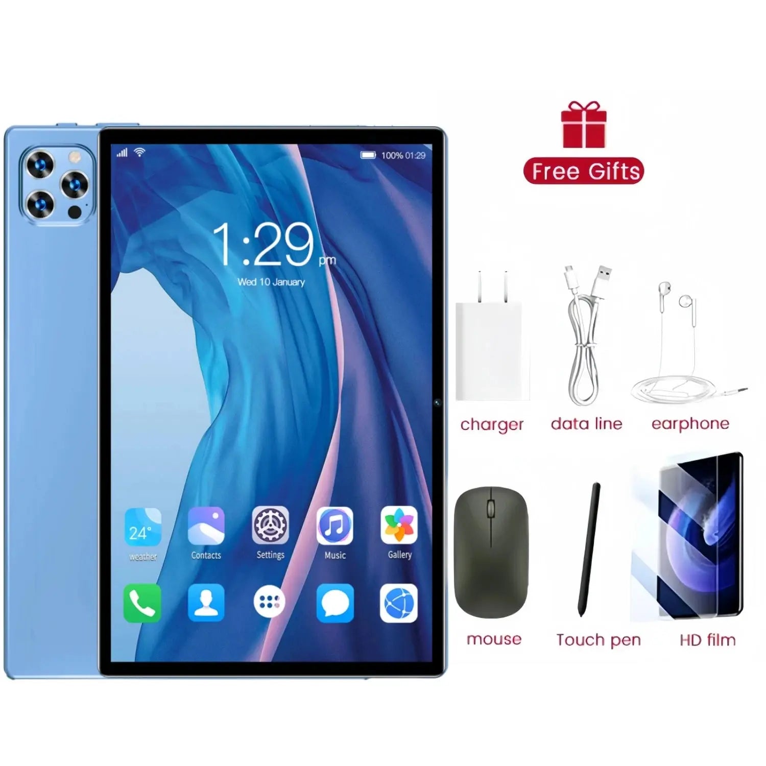 2025 Original PAD 15 Pro Tablet  Android 15 Snapdragon 8Gen2 11 Inch HD 16GB+1TB 20000mAh 5G Dual SIM Bluetooth WiFi Tables PC - Mega Store