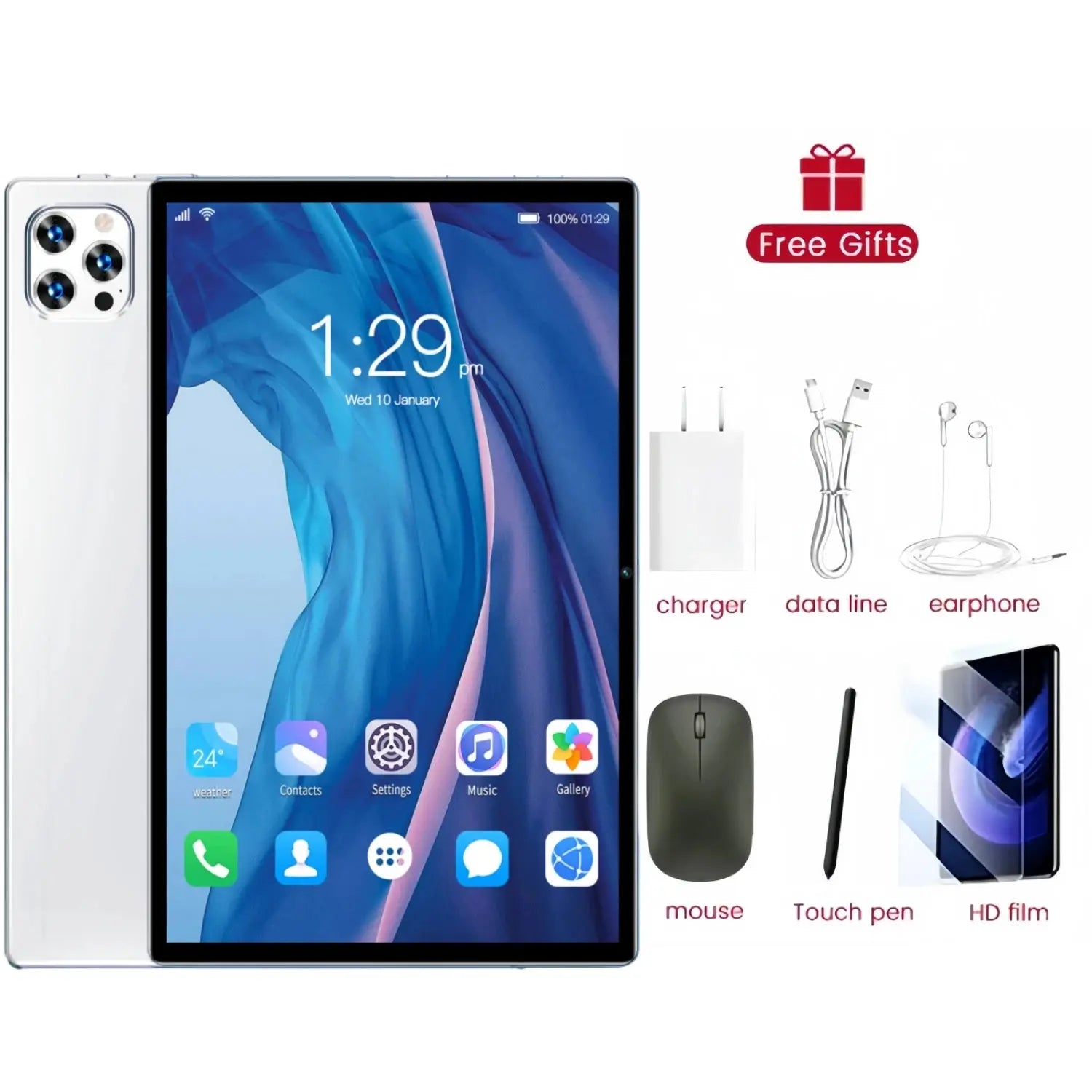 2025 Original PAD 15 Pro Tablet  Android 15 Snapdragon 8Gen2 11 Inch HD 16GB+1TB 20000mAh 5G Dual SIM Bluetooth WiFi Tables PC - Mega Store