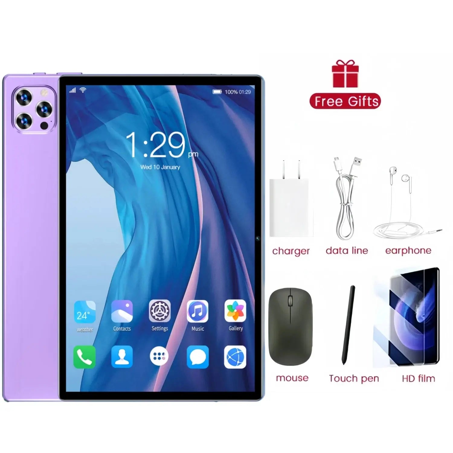 2025 Original PAD 15 Pro Tablet  Android 15 Snapdragon 8Gen2 11 Inch HD 16GB+1TB 20000mAh 5G Dual SIM Bluetooth WiFi Tables PC - Mega Store