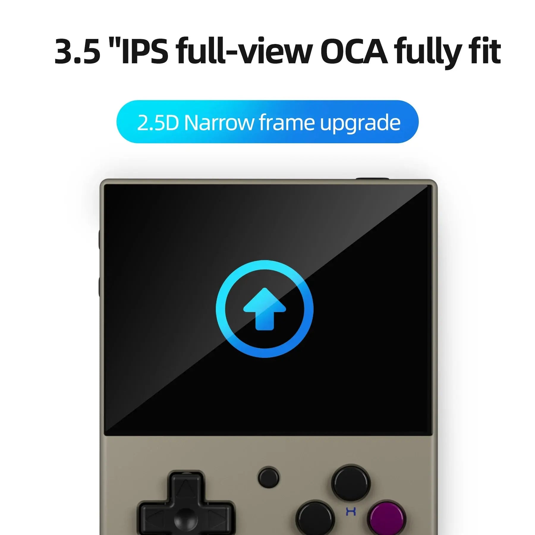 MIYOO Mini Plus Portable Retro Handheld Game Console 3.5-inch IPS HD Screen Children's Gift Linux System Classic Gaming Emulator - Mega Store