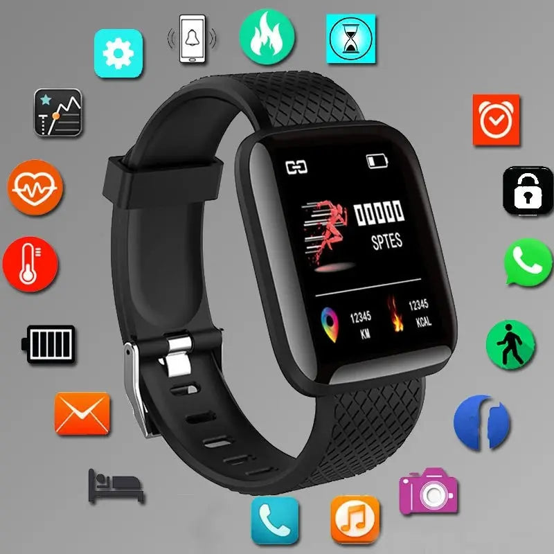 Smartwatch Men Women Wristwatches Smart Watch Message Fitness Monitor Bracelet Birthday Gift Electronic Clock For Android IOS Mega Store 4