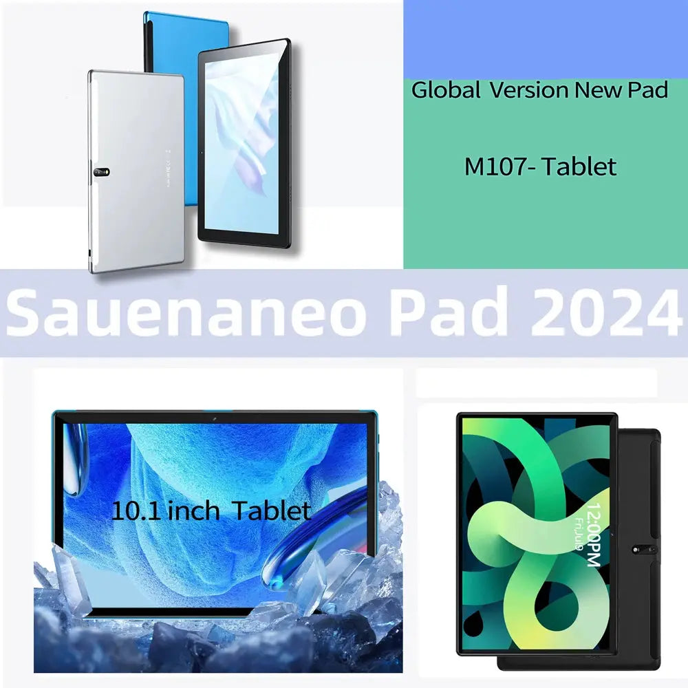 New Original M107 Tablet 10.1-Inch Octa core Android 11 System 4GB RAM 64GB ROM Supports Google Dual card 5000mAh Battery - Mega Store