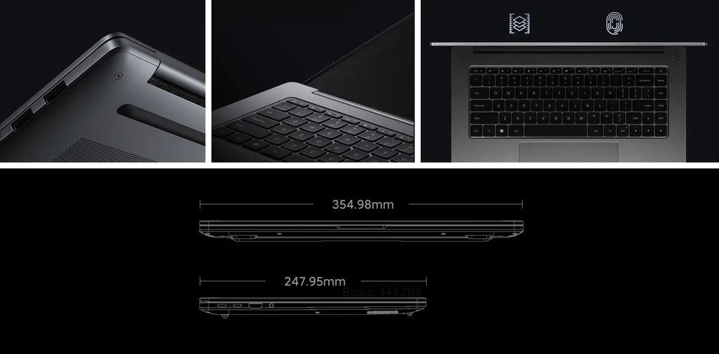 XIAOMI Redmi Book Pro 16 2024 Laptop Intel Ultra5 125H 7 155H RAM 32GB SSD 1TB 16"Inch 3.1K 165Hz Notebook Ultrabook Computer PC Mega Store 4