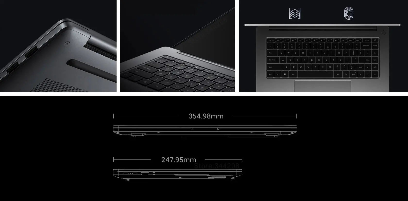 XIAOMI Redmi Book Pro 16 2024 Laptop Intel Ultra5 125H 7 155H RAM 32GB SSD 1TB 16"Inch 3.1K 165Hz Notebook Ultrabook Computer PC Mega Store 4