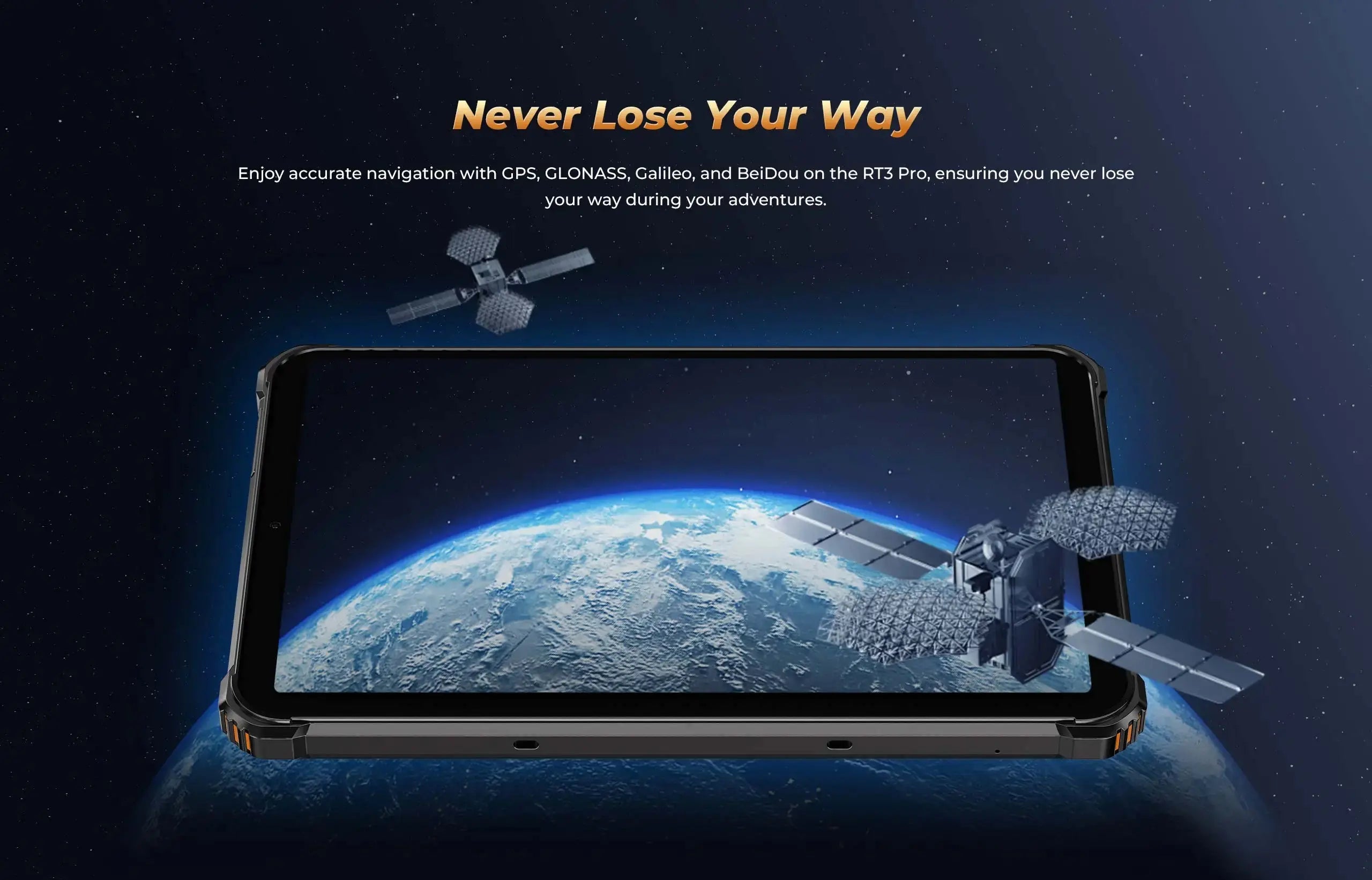 Oukitel RT3 PRO 5150mAh Battery 8"HD Display 13.9mm Ultra-Slim Profile IP68 &IP69K & MIL-STD-810H - Mega Store