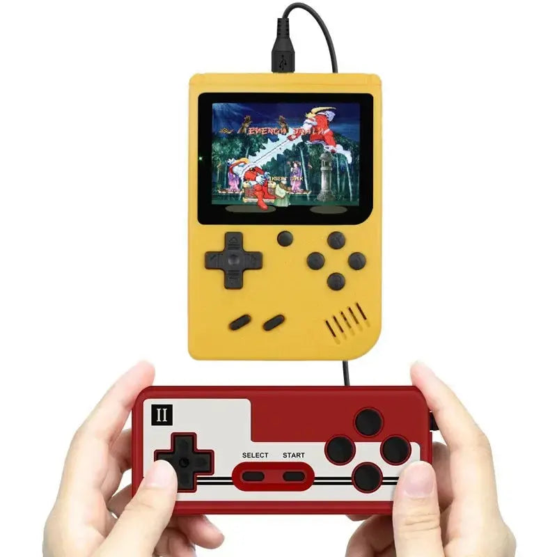 Mini Game Console for  - 3 Inch LCD, 400+ 8-Bit Games, Portable & Rechargeable Handheld Gaming Gift - Mega Store