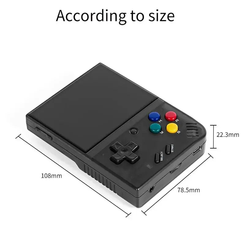 MIYOO Mini Plus Portable Retro Handheld Game Console 3.5-inch IPS HD Screen Children's Gift Linux System Classic Gaming Emulator - Mega Store