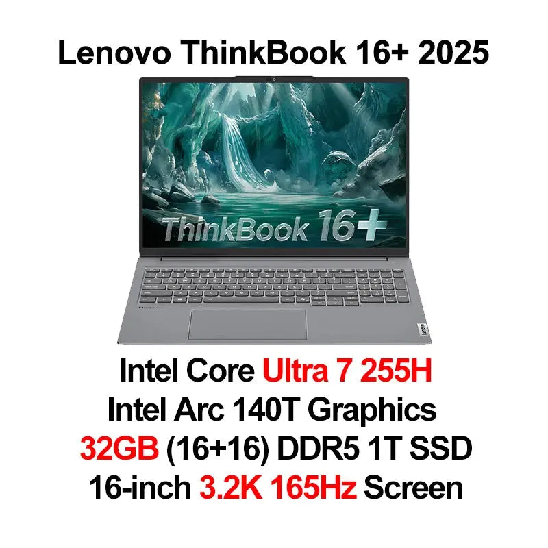Lenovo laptop ThinkBook 16+ 2025 laptop U5 225H/U7 255H/U9 285H 32G+1TB SSD 16'' 3.2K 165Hz Mega Store 4