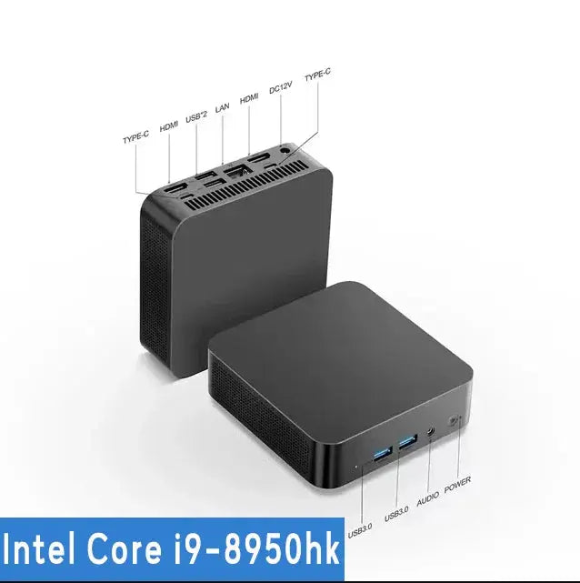 MINI PC  Windows 11 Intel Core i9 8950HK/N5095A 16GB RAM 1TB SSD  WIFI 6 BT5.2 4K HD Mini Gaming office study Pc - Mega Store