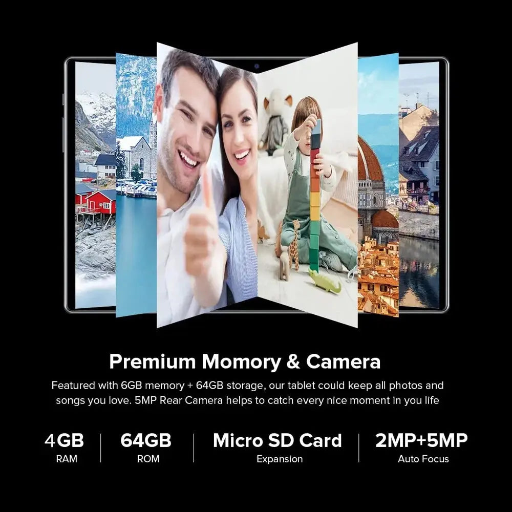 New Original M107 Tablet 10.1-Inch Octa core Android 11 System 4GB RAM 64GB ROM Supports Google Dual card 5000mAh Battery - Mega Store