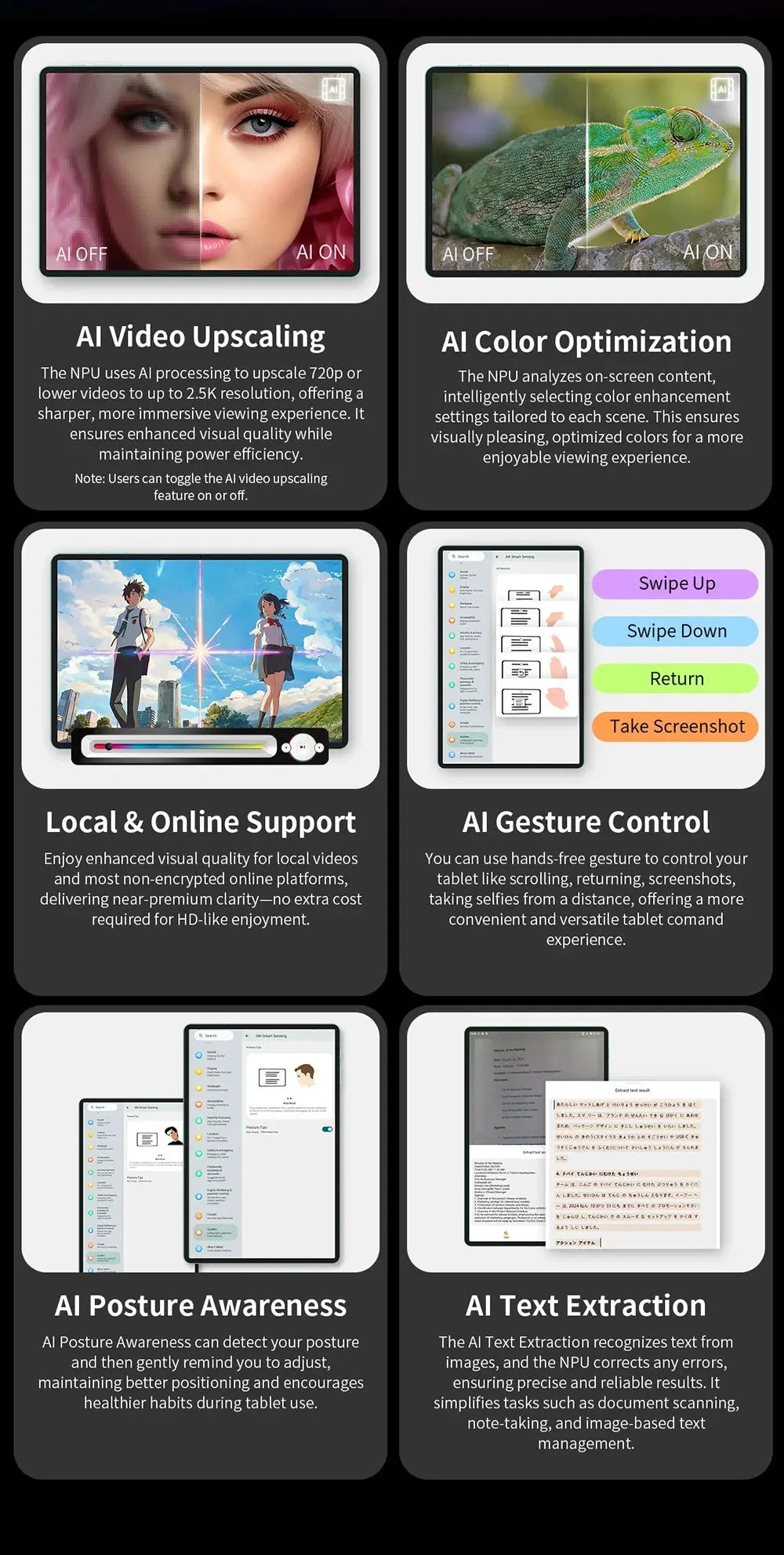 Teclast P50 AI Android 15 AllWinner A733-AI Table 11" 90Hz Screen Octa-Core 6GB 128GB LPDDR5 WIFI-6 7000mAh Battery AI Tab - Mega Store