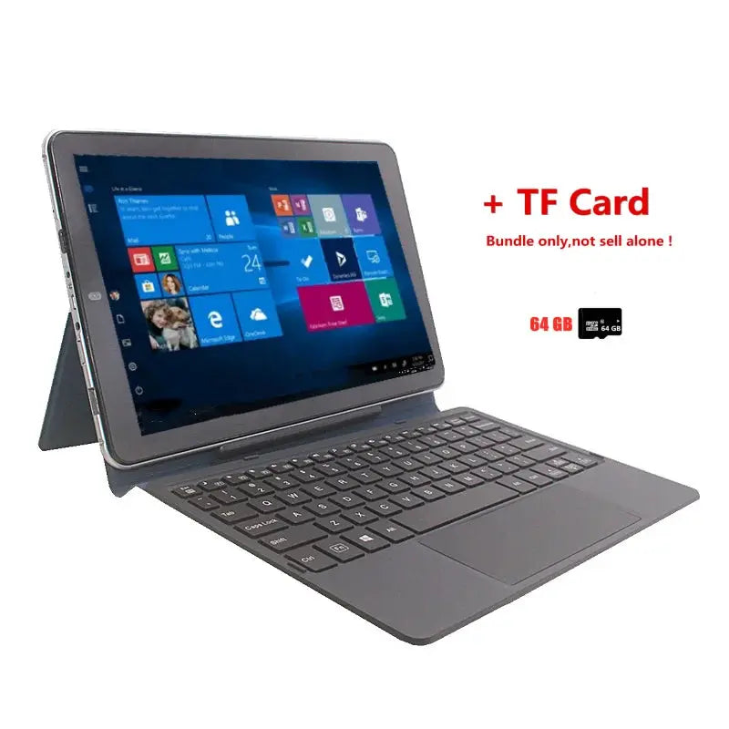 2 In1 Mini PC Tablet PC 10.1'' W102 WINDOWS 10 Z8350 Quad Core WIFI Dual Camera 1280 x 800 IPS  Screen HDMI-Compatible - Mega Store