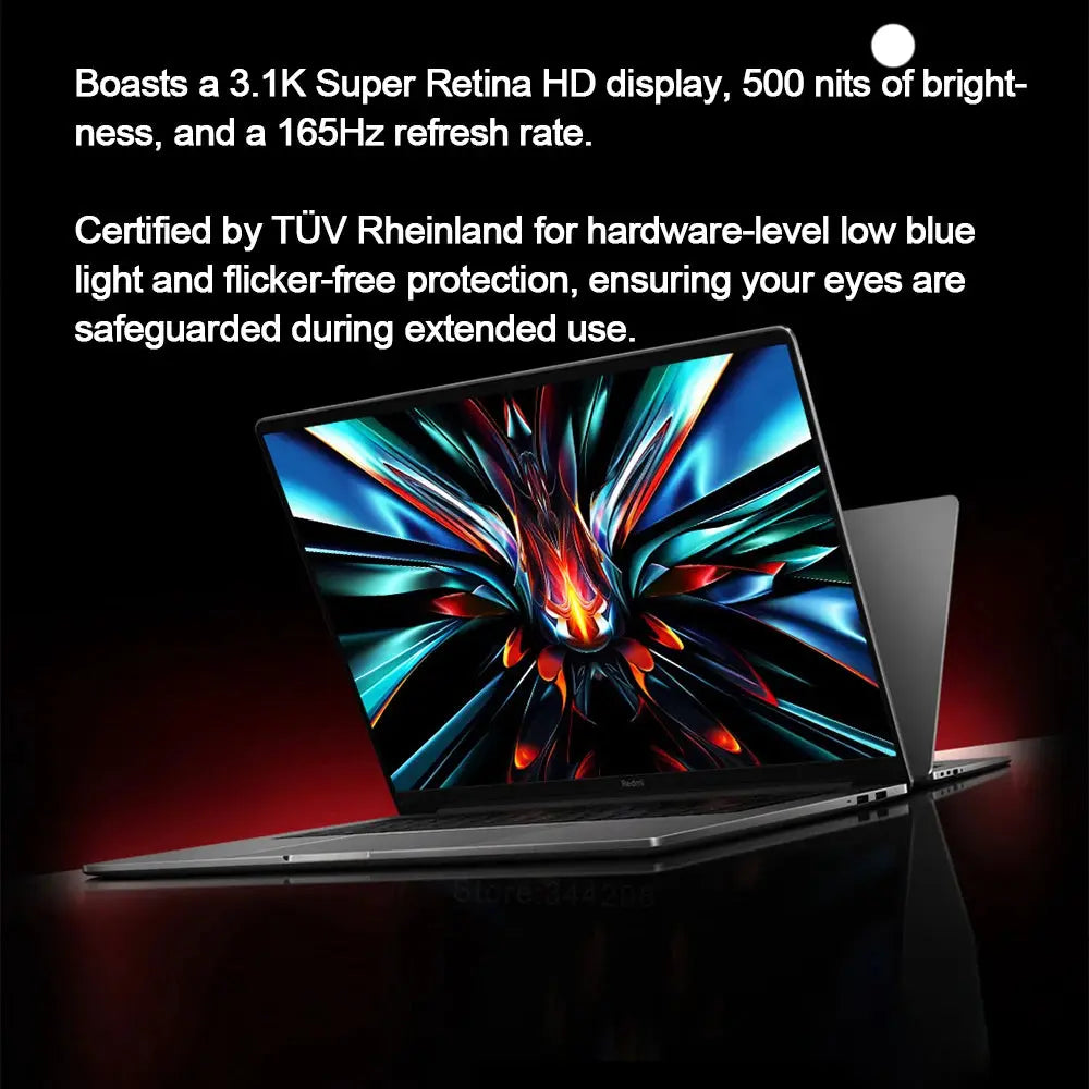 XIAOMI Redmi Book Pro 16 2024 Laptop Intel Ultra5 125H 7 155H RAM 32GB SSD 1TB 16"Inch 3.1K 165Hz Notebook Ultrabook Computer PC Mega Store 4