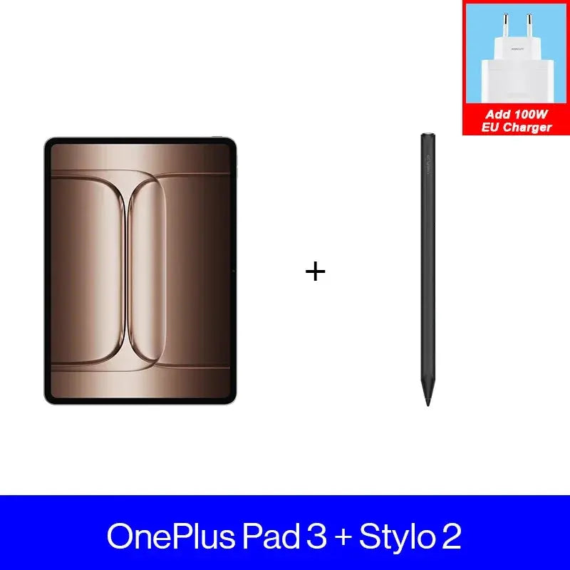 All New OnePlus Pad 3 Global Version Tablet Snapdragon 8 Elite 13.2" 144Hz Display 3.4K Resolution 8 Speakers Wi-Fi 7 Android 15 - Mega Store