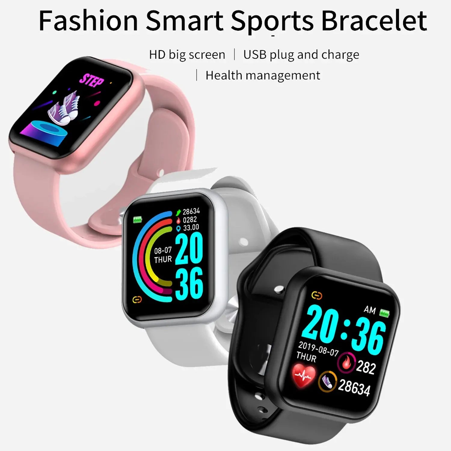 Smart Watch For Women Men Wristwatch Bluetooth Connected Phone Player Music Fitness Sport Bracelet Sleep Monitor Digital Watches Mega Store 4