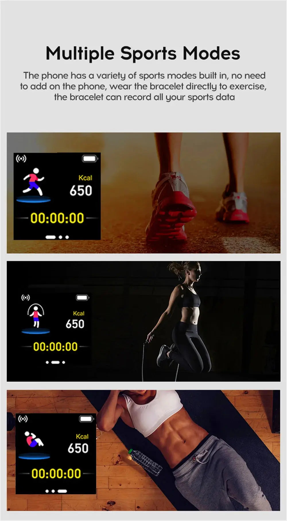 Smartwatch Men Women Wristwatches Smart Watch Message Fitness Monitor Bracelet Birthday Gift Electronic Clock For Android IOS Mega Store 4