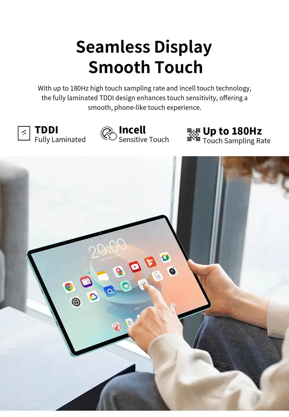 Teclast P50 AI Android 15 AllWinner A733-AI Table 11" 90Hz Screen Octa-Core 6GB 128GB LPDDR5 WIFI-6 7000mAh Battery AI Tab - Mega Store