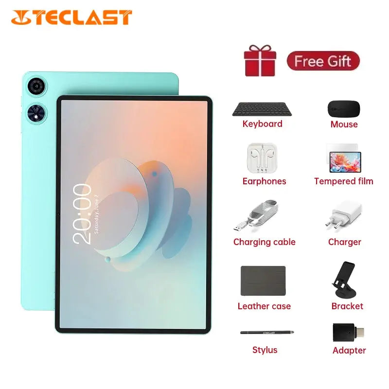 Teclast P50 AI Android 15 AllWinner A733-AI Table 11" 90Hz Screen Octa-Core 6GB 128GB LPDDR5 WIFI-6 7000mAh Battery AI Tab - Mega Store