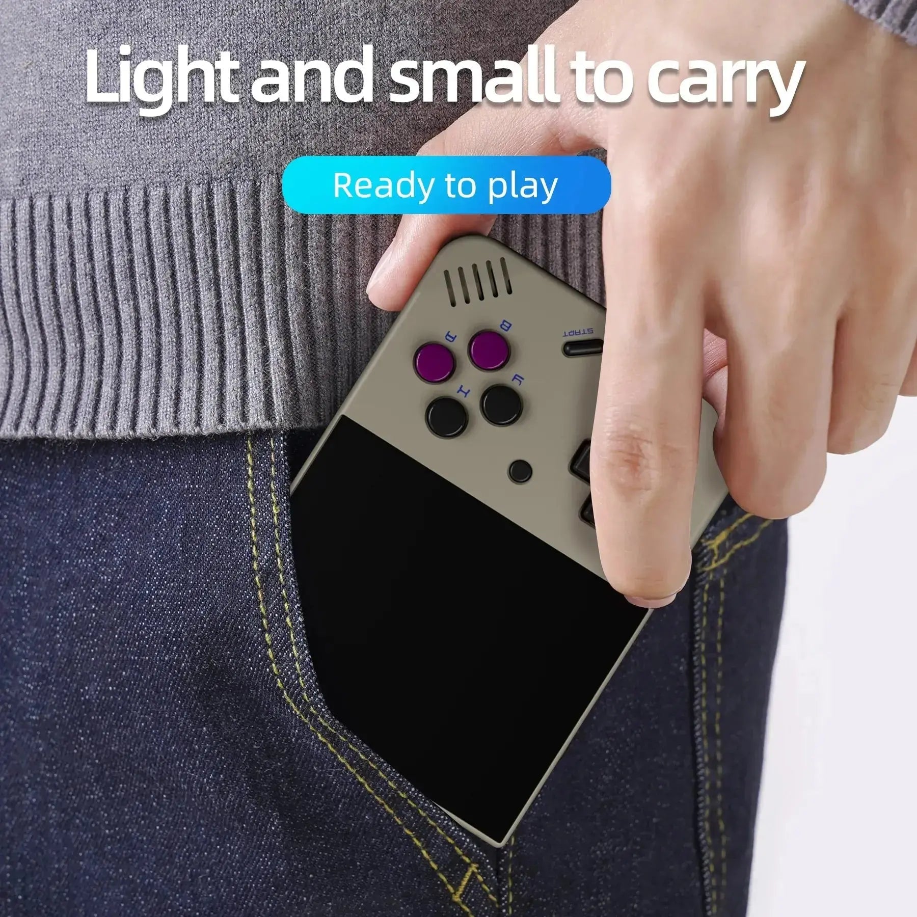 MIYOO Mini Plus Portable Retro Handheld Game Console 3.5-inch IPS HD Screen Children's Gift Linux System Classic Gaming Emulator - Mega Store