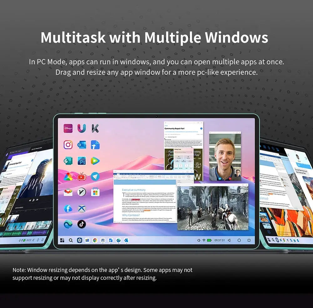 Teclast P50 AI Android 15 AllWinner A733-AI Table 11" 90Hz Screen Octa-Core 6GB 128GB LPDDR5 WIFI-6 7000mAh Battery AI Tab - Mega Store