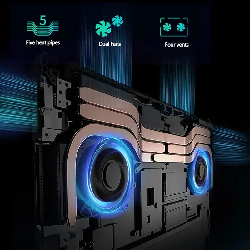 Gaming Laptop 16 inch Intel Core i9-12900H NVIDIA RTX 4060 8G 64GB RMD 4TB SSD DDR5 Windows 11 HD Camera WiFi6 Portable Computer Mega Store 4