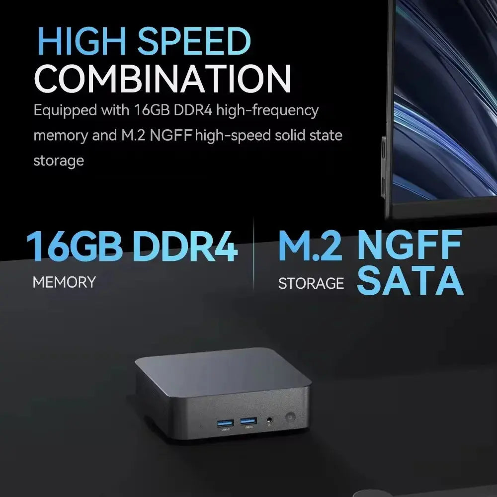 【3 years warranty】Portable Mini PC Windows 11 Intel Core i9 8950HK  Computer Dual WIFI 6 BT5.2 4K HD Mini Gaming Pc Desktop - Mega Store