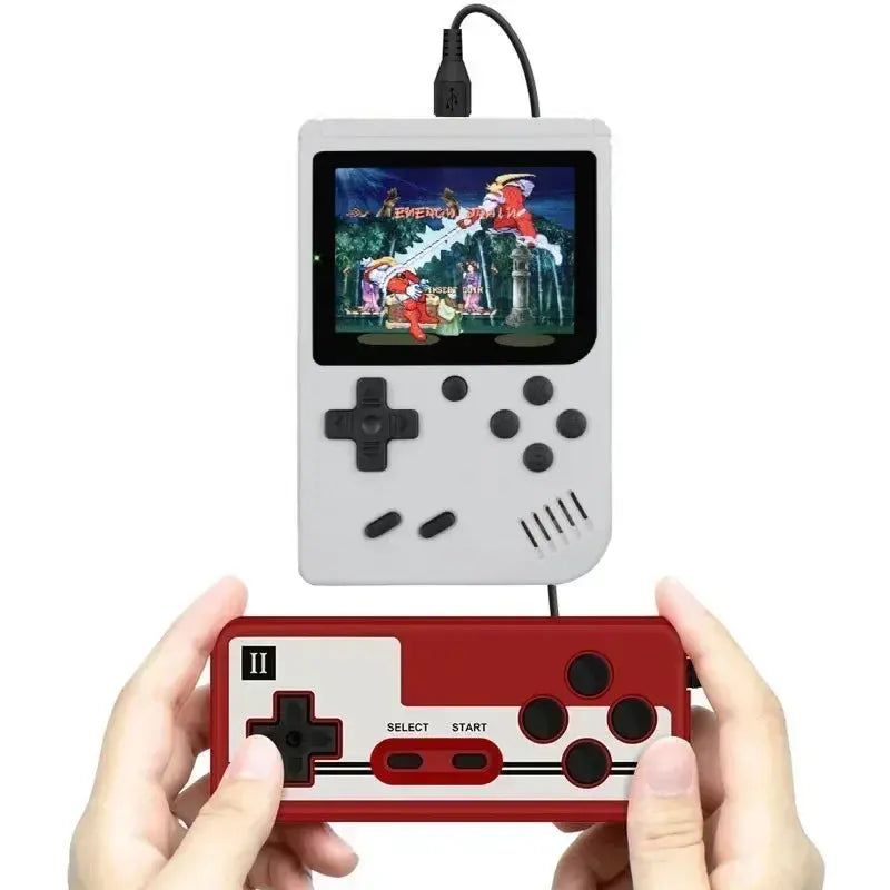 Mini Game Console for  - 3 Inch LCD, 400+ 8-Bit Games, Portable & Rechargeable Handheld Gaming Gift - Mega Store