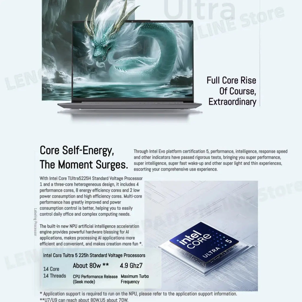 Lenovo laptop ThinkBook 16+ 2025 laptop U5 225H/U7 255H/U9 285H 32G+1TB SSD 16'' 3.2K 165Hz Mega Store 4