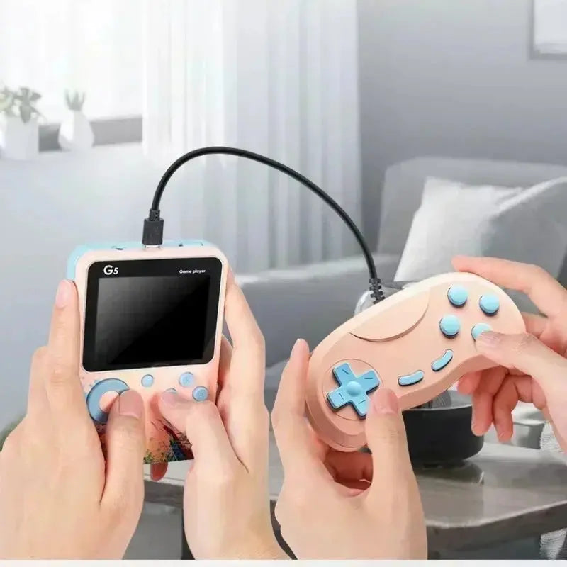 Mini Handheld Video Game Consoles 8 Bit 3.0 Inch Color LCD Retro Portable Color Gaming Player Built in 500 Games for Kids Gifts - Mega Store