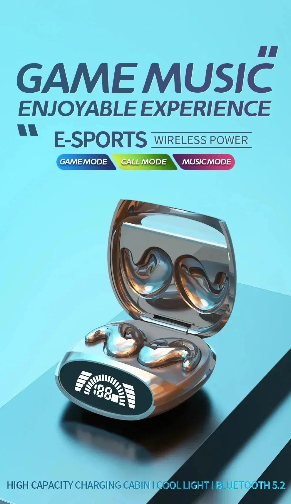 Wireless Bluetooth Earphone Noise Cancelling Earbuds in Ear Buds Mini TWS Headphone Headset Blutooth Phone Blootooth Cellphone Mega Store 4