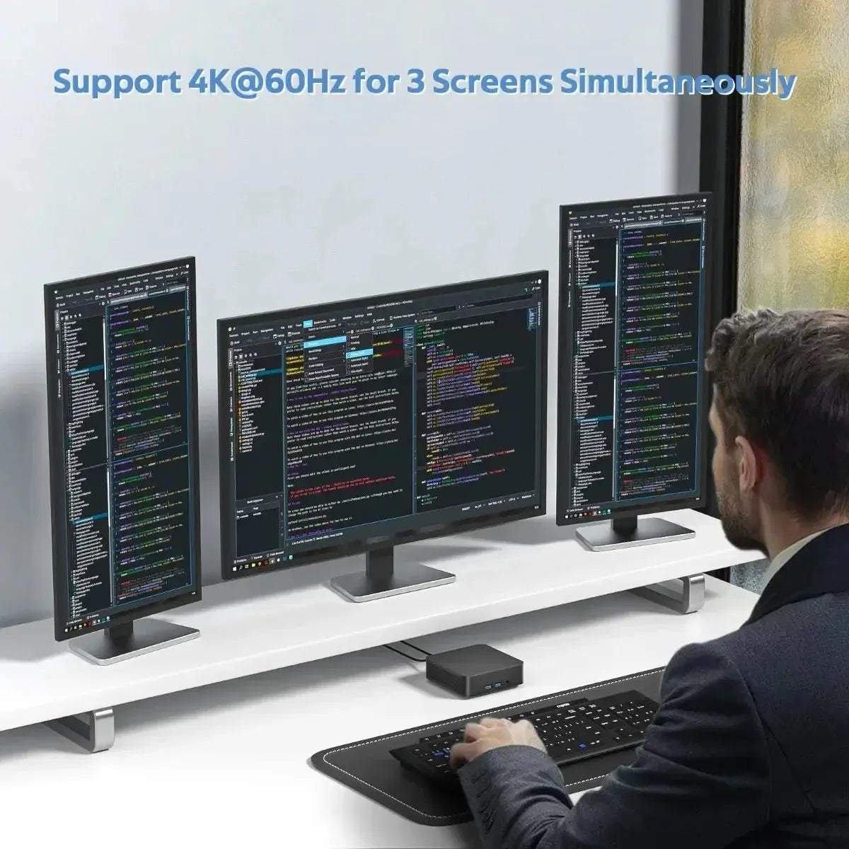 MINI PC Windows 11 Pro intel Core i9 8950HK 16GB RAM 1TB 2TB SSD WIFI 6 BT5.2 Mini Gaming office study Pc 【3 year warranty】 - Mega Store