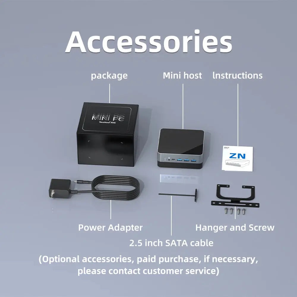 13th Gen Pocket Mini PC i5 1340P i5 1355U i3 1115G4 DDR5  32GB RAM  NVME  WIFI6  NUC Mini Gaming PC Portable Computer 2 LAN HTPC - Mega Store