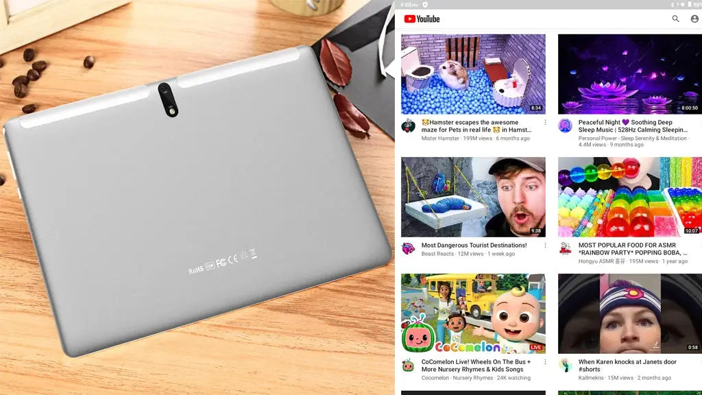 New Original M107 Tablet 10.1-Inch Octa core Android 11 System 4GB RAM 64GB ROM Supports Google Dual card 5000mAh Battery - Mega Store