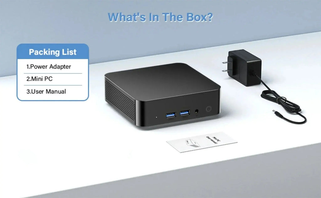 【3 years warranty】Portable Mini PC Windows 11 Intel Core i9 8950HK  Computer Dual WIFI 6 BT5.2 4K HD Mini Gaming Pc Desktop - Mega Store