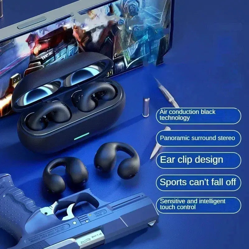 New Original T75 Bone Conduction Wireless Bluetooth 5.3 Headphones Sports Earphones HiFi Sound Quality Waterproof TWS Headset Mega Store 4